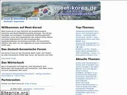 Sites similar to meet-korea.de
