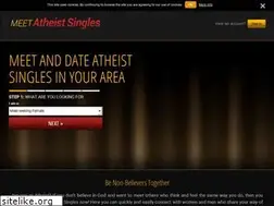Sites similar to meetatheistsingles.com