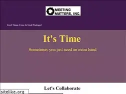 Sites similar to meeting-matters.com
