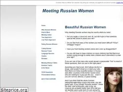 Sites similar to meeting-russian-women.com