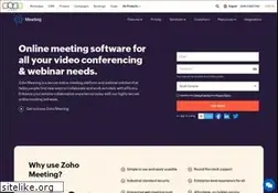 Sites similar to meeting.zoho.com