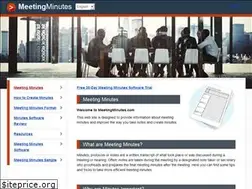 Sites similar to meetingminutes.com