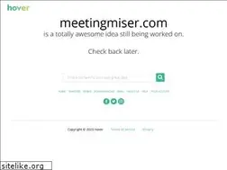 Sites similar to meetingmiser.com