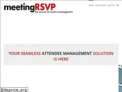 Sites similar to meetingrsvp.com