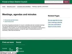 Sites similar to meetings.fdean.gov.uk
