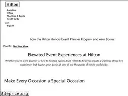 Sites similar to meetings.hilton.com