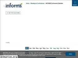 Sites similar to meetings2.informs.org