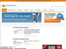 Sites similar to meetingtemplates.com