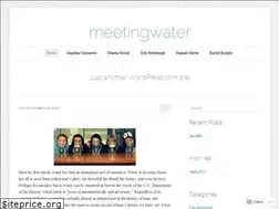 Sites similar to meetingwater.wordpress.com