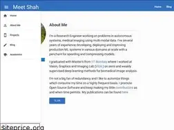 Sites similar to meetshah1995.github.io