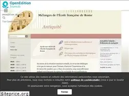 Sites similar to mefra.revues.org