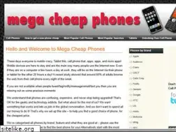 Sites similar to megacheapphones.com