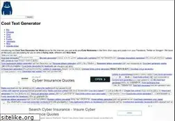 Sites similar to megacooltext.com