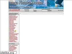 Sites similar to megafinancecourse.com