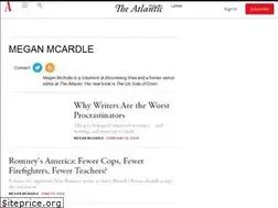 Sites similar to meganmcardle.theatlantic.com