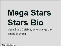 Sites similar to megastarsbio.xyz