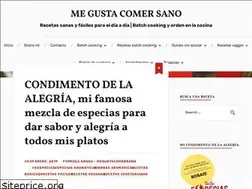 Sites similar to megustacomersano.blog