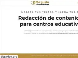 Sites similar to megustacomoescribes.com