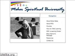 Sites similar to meherspiritualuniversity.org