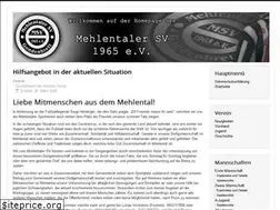 Sites similar to mehlentaler-sv.de