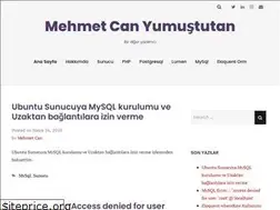 Sites similar to mehmetcanyumustutan.com.tr