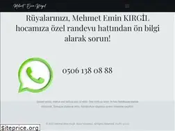 Sites similar to mehmeteminkirgil.com