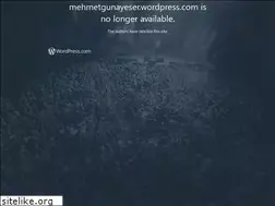 Sites similar to mehmetgunayeser.wordpress.com