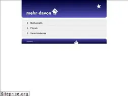 Sites similar to mehr-davon.de