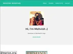 Sites similar to mehvishmushtaq.com