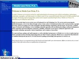 Sites similar to meidelaw.com