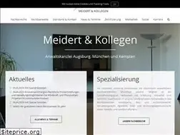 Sites similar to meidert-kollegen.de