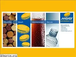 Sites similar to meiergetraenke.ch