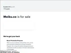 Sites similar to meiku.co