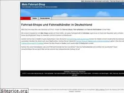 Sites similar to mein-fahrrad-shop.de