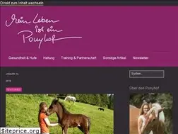Sites similar to mein-leben-ist-ein-ponyhof.at
