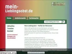 Sites similar to mein-lieblingsobst.de