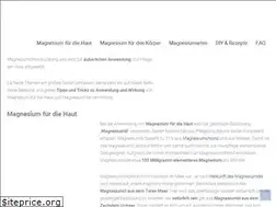 Sites similar to mein-magnesium.de
