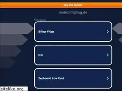 Sites similar to meinbilligflug.de
