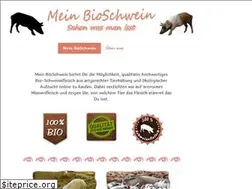 Sites similar to meinbioschwein.de