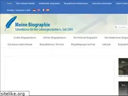 Sites similar to meine-biographie.com