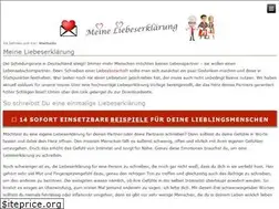 Sites similar to meine-liebeserklaerung.de