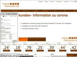 Sites similar to meinefahrkarte.de