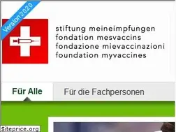 Sites similar to meineimpfungen.ch