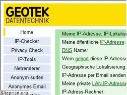 Sites similar to meineipadresse.de