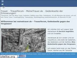 Sites similar to meinetrauer.de