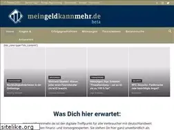Sites similar to meingeldkannmehr.de