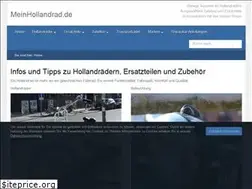 Sites similar to meinhollandrad.de