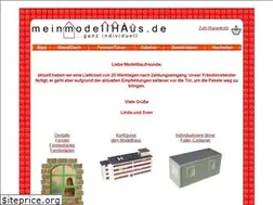 Sites similar to meinmodellhaus.de