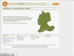 Sites similar to meinprof.org