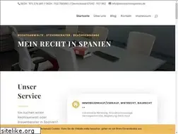 Sites similar to meinrechtinspanien.de